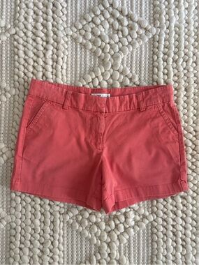 Vineyard Vines Coral Pink Chino Cotton Shorts Girl size 14